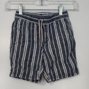 Old Navy Boys Navy and White Striped Shorts